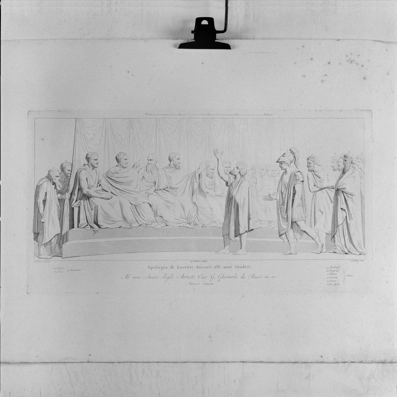 Apologia di Socrate davanti ai giudici - Museo gipsoteca Canoviana, Possagno, Treviso